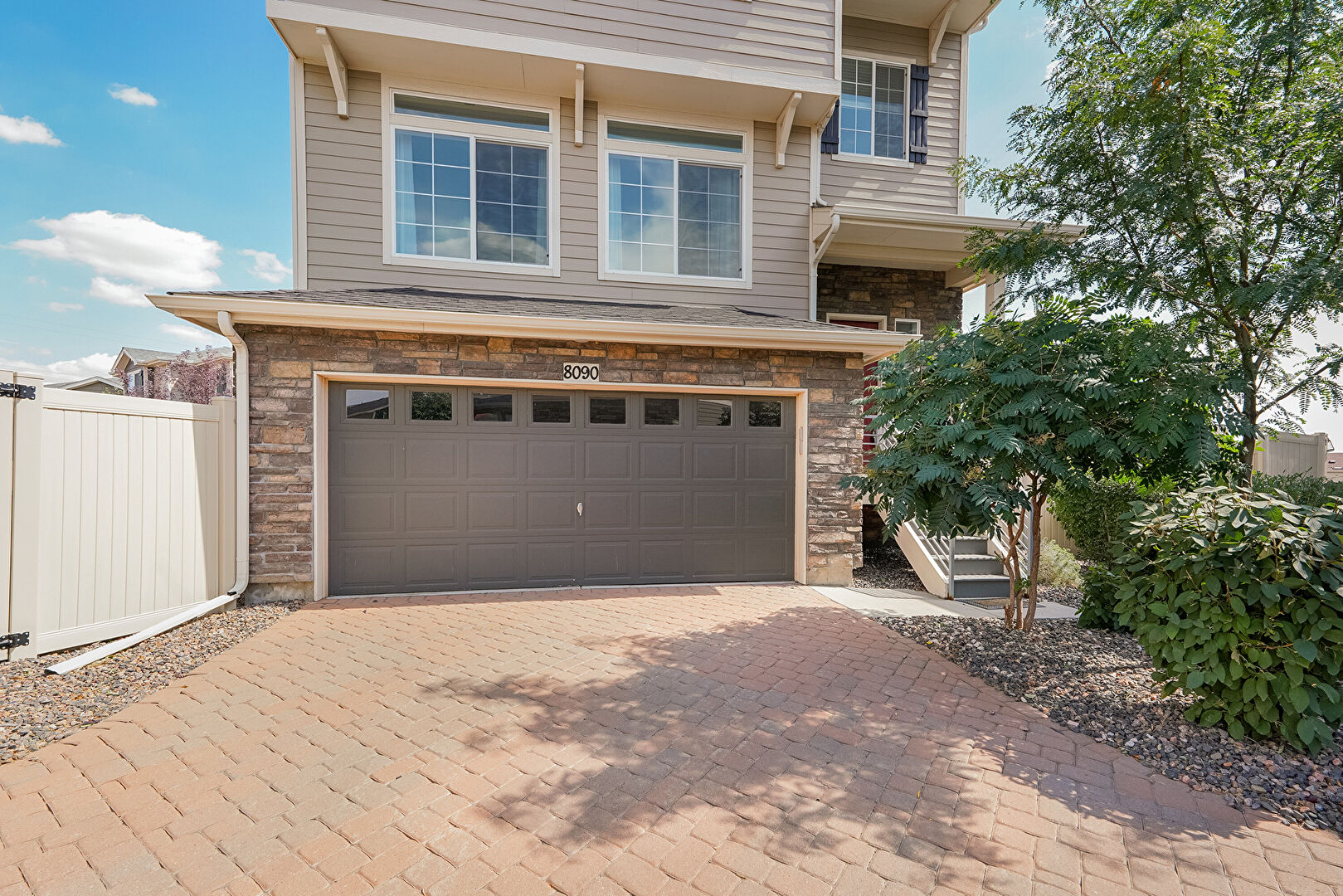 Front at 8090 East 128th Place, Thornton, CO 80602, listed by Taylor Haas
