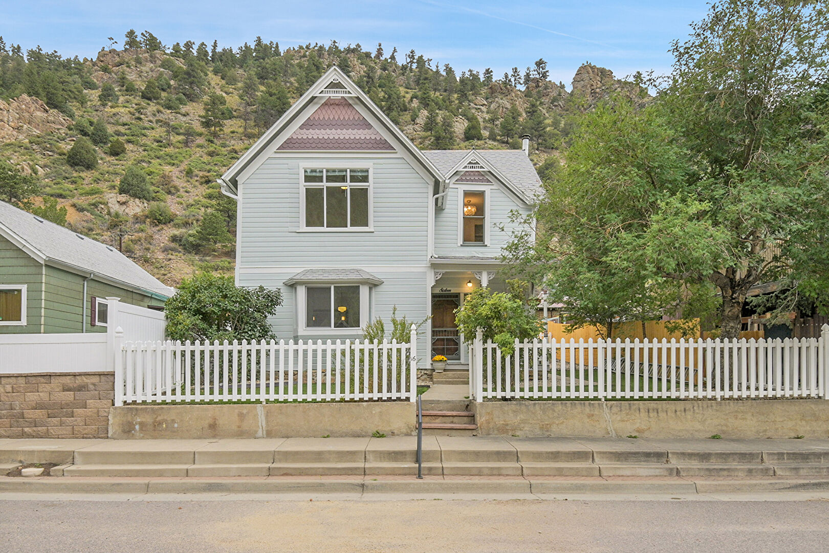 Front at 16 Colorado Boulevard, Unit A, Idaho Springs, CO 80452, listed by Sandra Bosworth