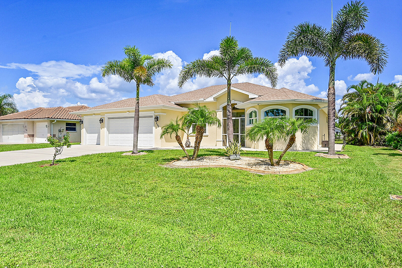 Front at 233 Fairway Road, Rotonda West, FL 33947, listed by Joe Mason