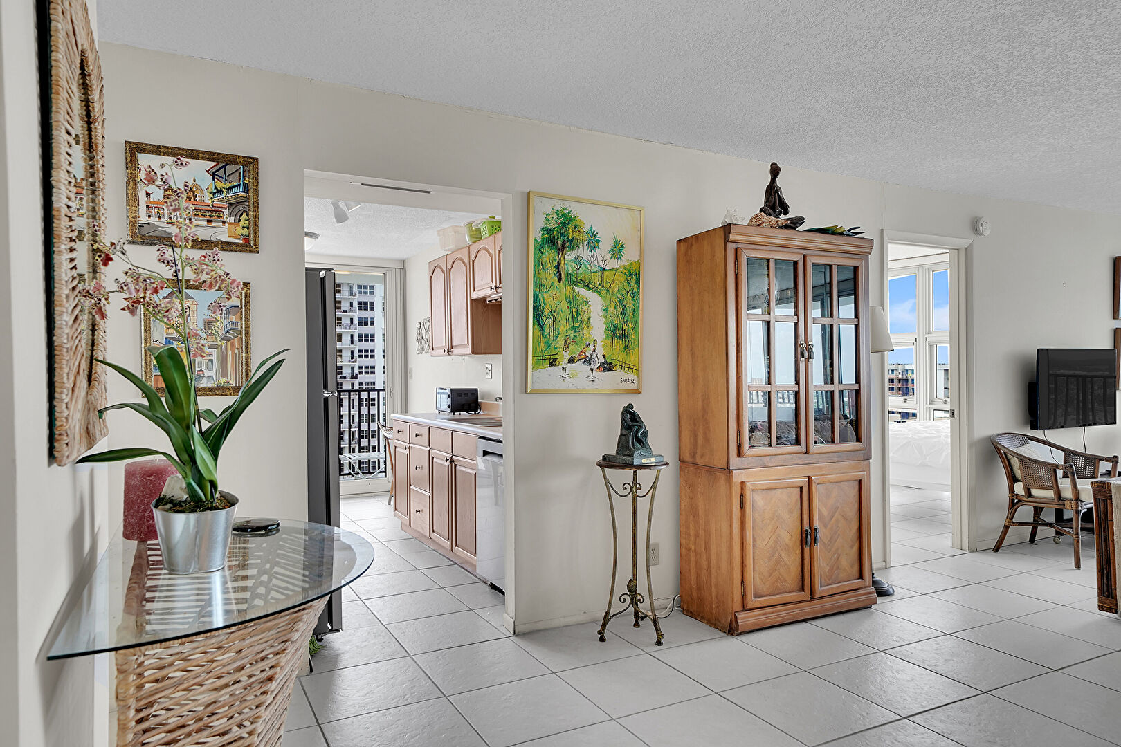 Foyer at 525 North Ocean Boulevard, 1415, Pompano Beach, FL 33062, listed by Rachael Barach