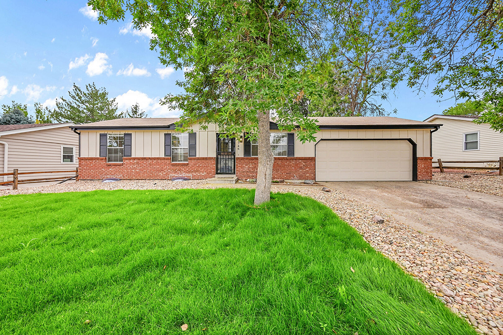 Front at 2746 East 117th Way, Thornton, CO 80233, listed by Taylor Haas