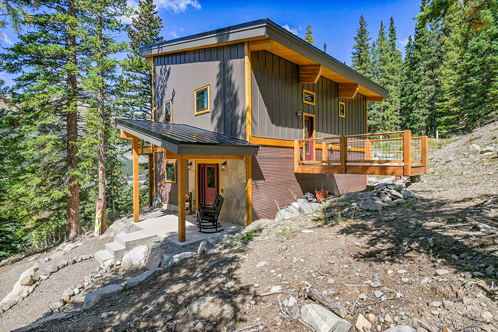 Front at 116 Goldfinch Place, Alma, CO 80420, listed by Victoria Merchant