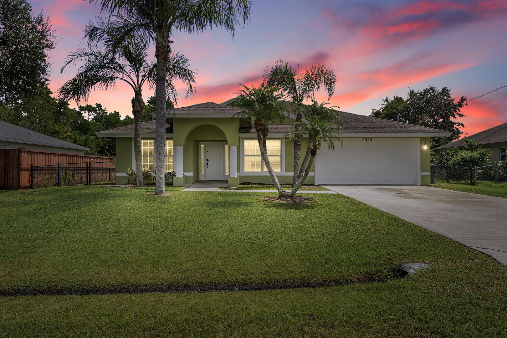 Front at 5335 Northwest Conley Drive, Port St. Lucie, FL 34986, listed by Jason M Coley