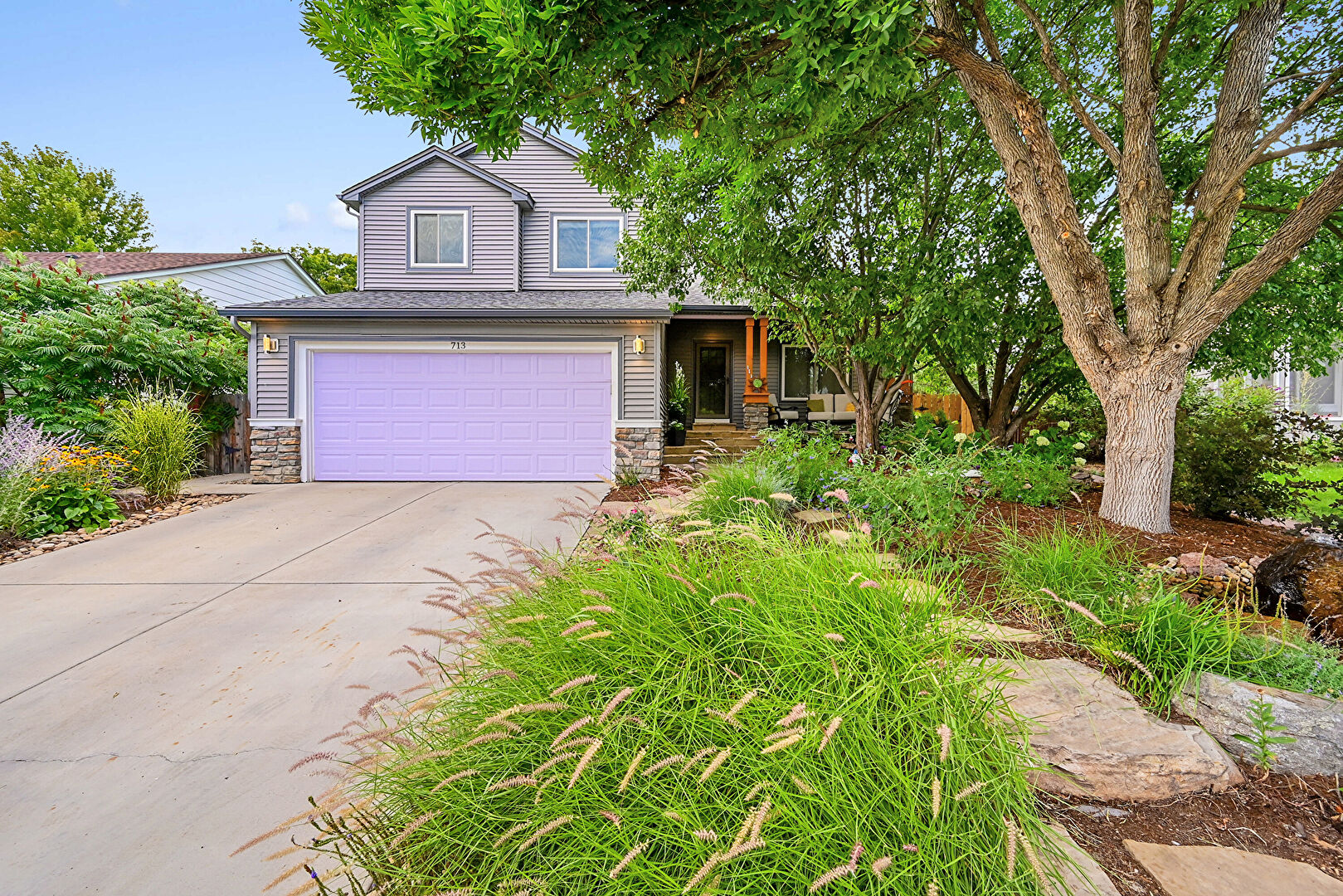 Front at 713 Nelson Park Circle, Longmont, CO 80503, listed by Valerie Cannistraro