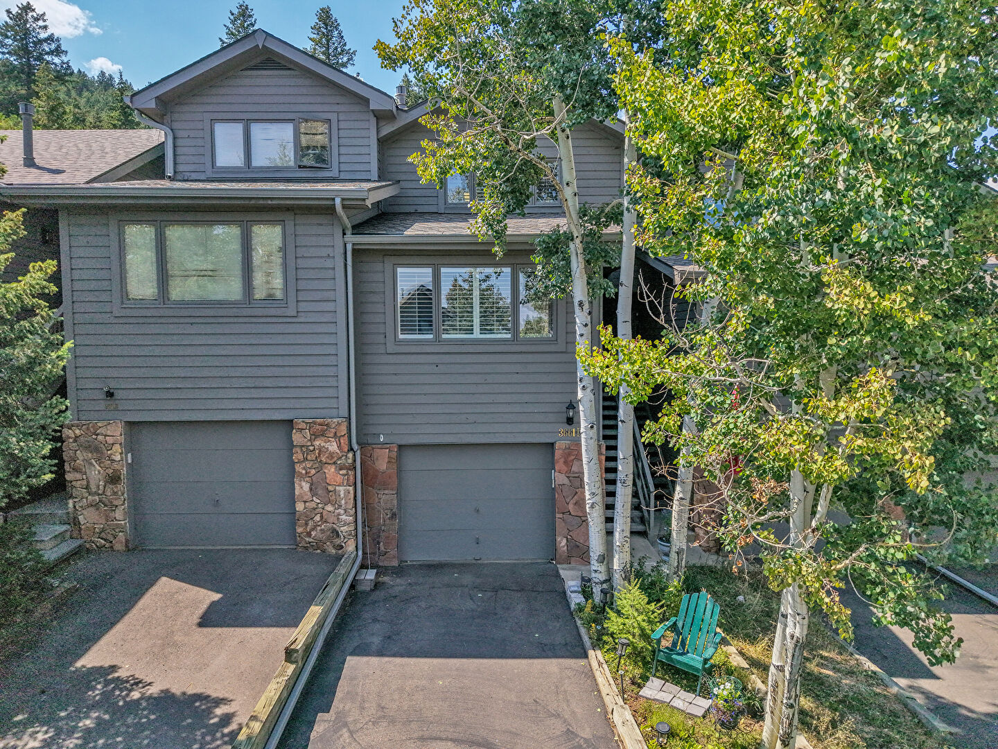 Front at 3661 Joyful Way Unit D, Evergreen, CO 80439, listed by Peg Schroeder, MLS ID: 5573034