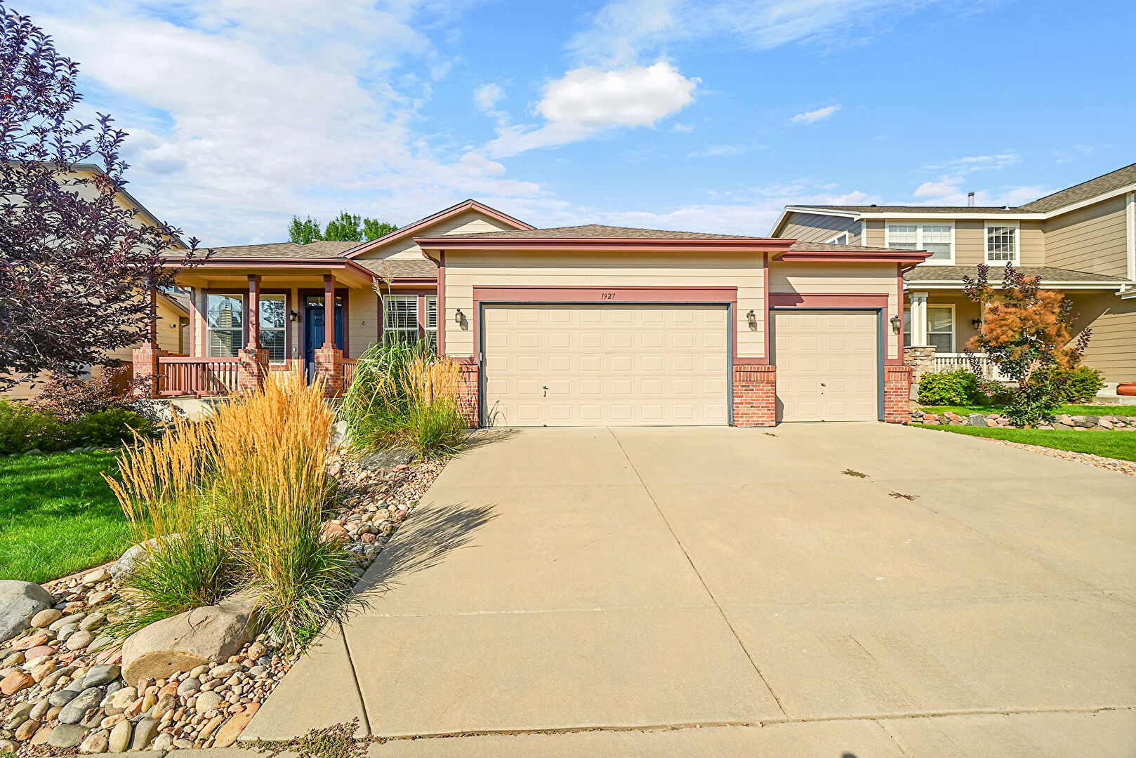 Front at 1927 Rannoch Drive, Longmont, CO 80504, listed by Kelly Dolph