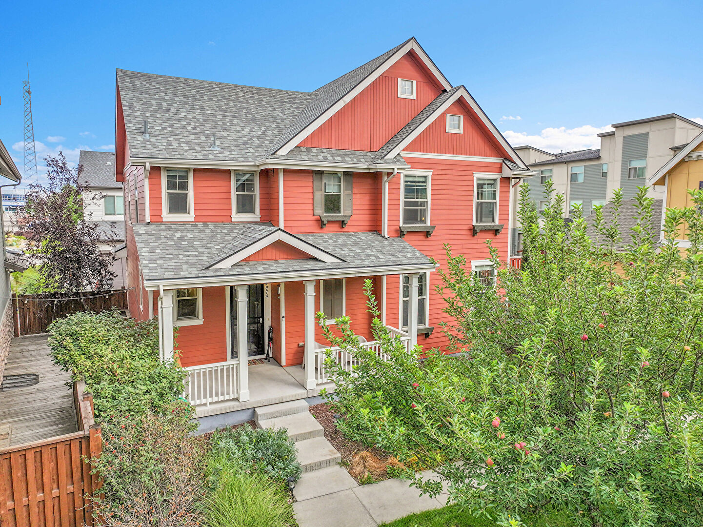 Aerial View at 4974 Akron Street, Denver, CO 80238, listed by FELIX LUCK