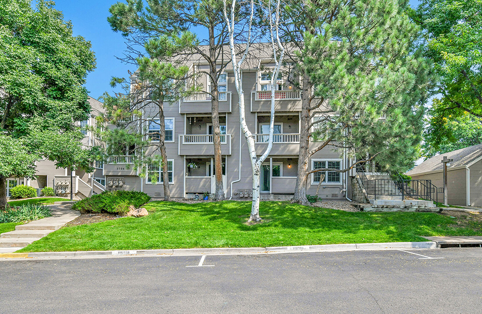 Front at 5704 West Asbury Place #103, Lakewood, CO 80227, listed by Taylor Haas