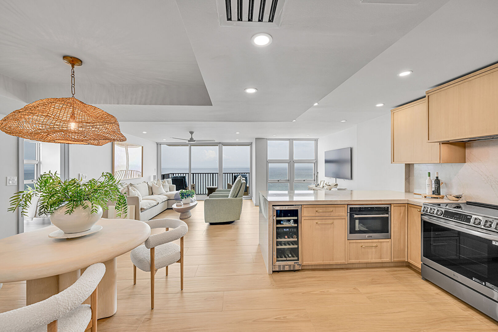Kitchen at 525 North Ocean Boulevard, 1724, Pompano Beach, FL 33062, listed by Rachael Barach