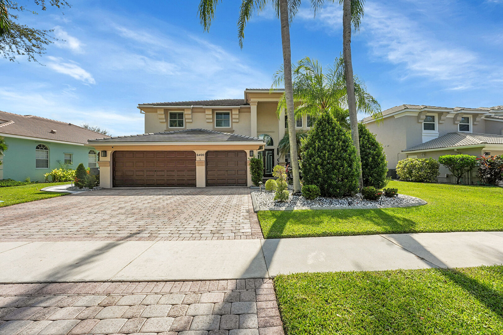 Front at 6400 Stonehurst Circle, Lake Worth, FL 33467, listed by Laura Sanders, MLS ID: F10524333
