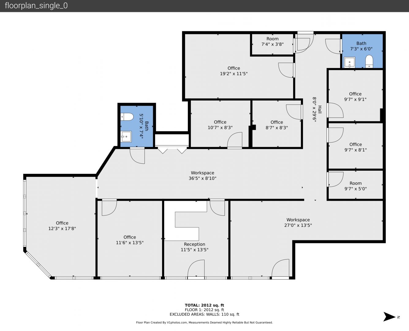 Floor Plan at 21301 Powerline Road, 211, Boca Raton, FL 33433, listed by Andrew Hulik