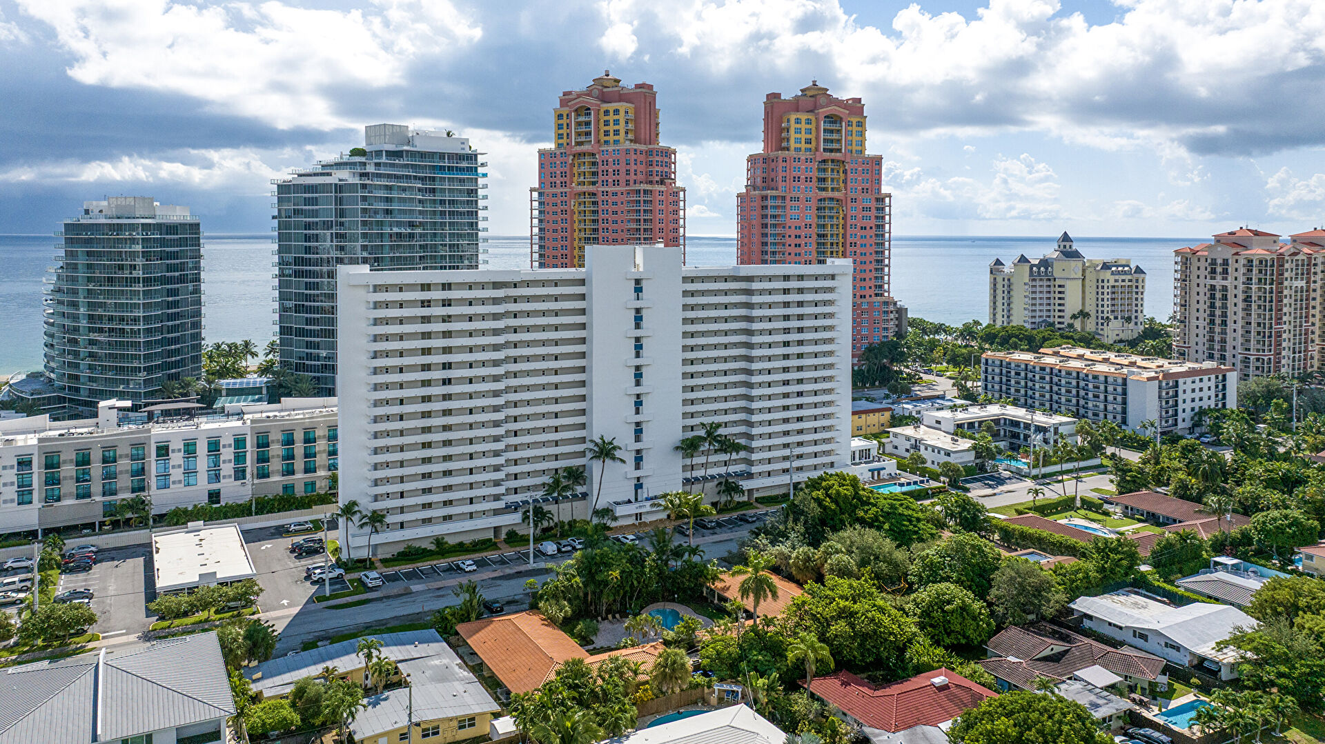 Aerial View at 2200 Northeast 33rd Avenue, unit 4c, Fort Lauderdale, FL 33305, listed by Amorette Robertson