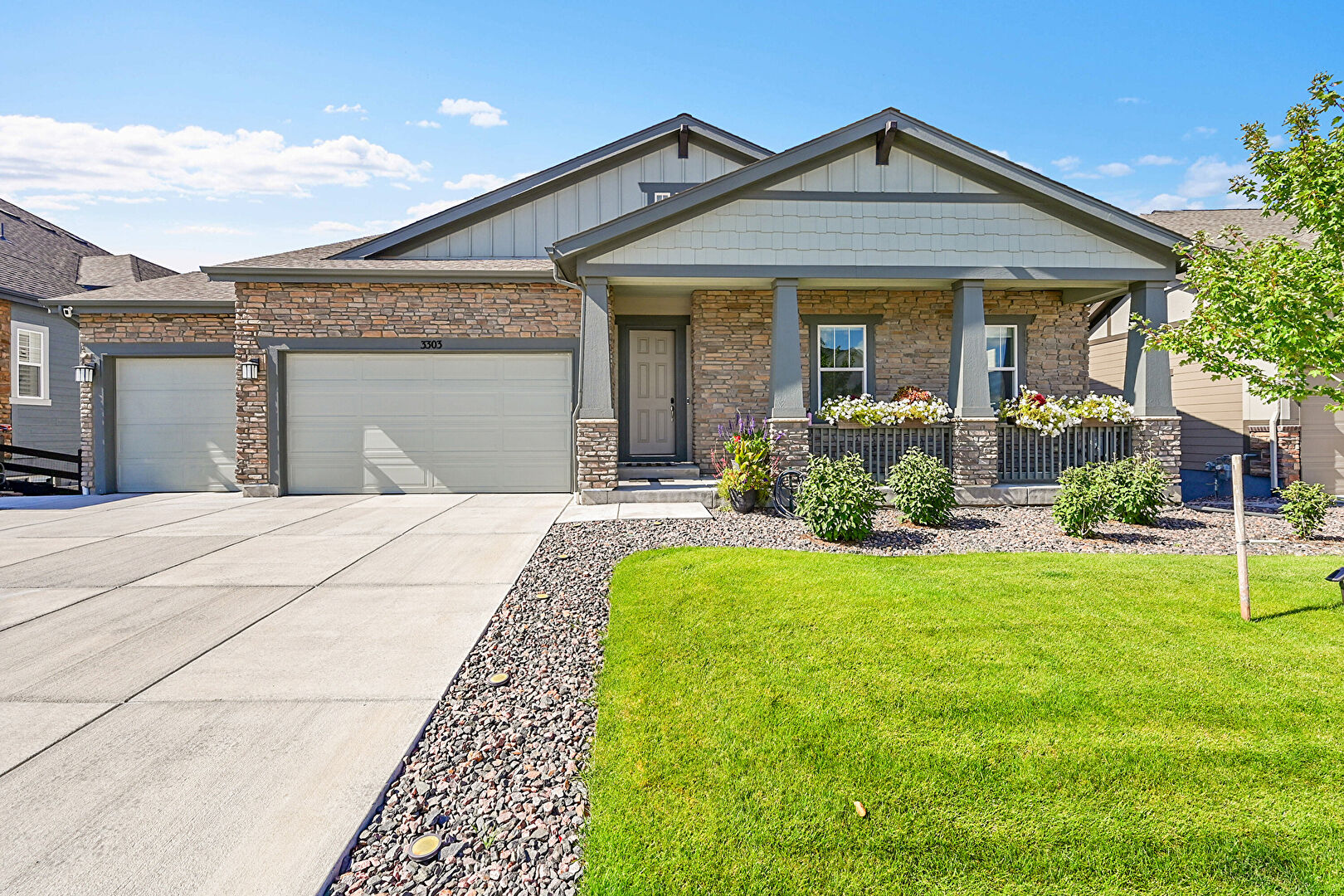 Front at 3303 Carabiner Street, Castle Rock, CO 80108, listed by Josie Apodaca, MLS ID: 2431593