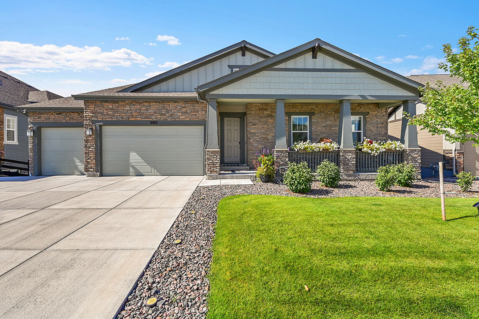 Front at 3303 Carabiner Street, Castle Rock, CO 80108, listed by Josie Apodaca, MLS ID: 2431593