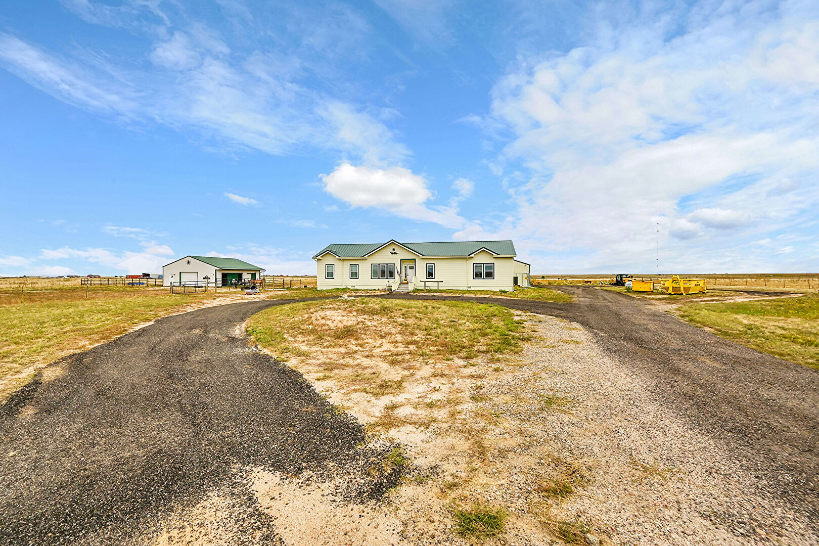 Front at 10660 Schumaker Road, Bennett, CO 80102, listed by Zachary Brown