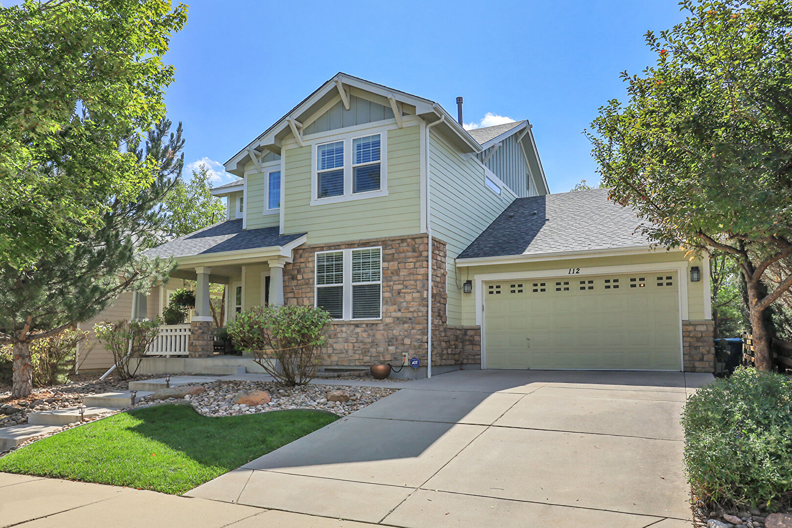 Front at 112 Austin Avenue, Erie, CO 80516, listed by Brooke Weathers