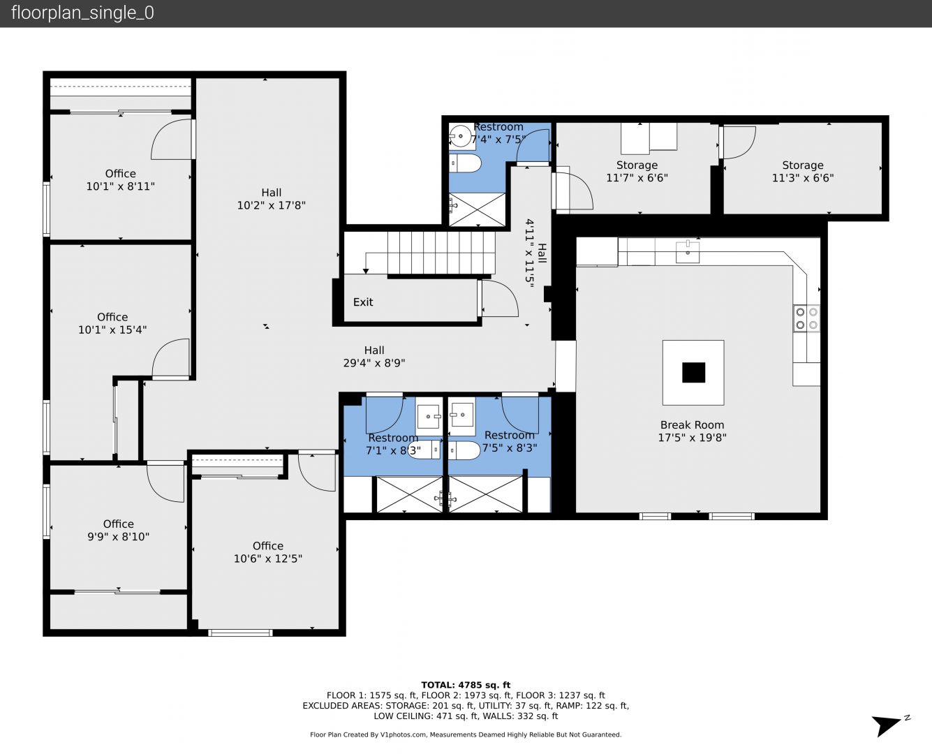 Floor Plan at 385 South Zuni Street, Denver, CO 80223, listed by Hang Le