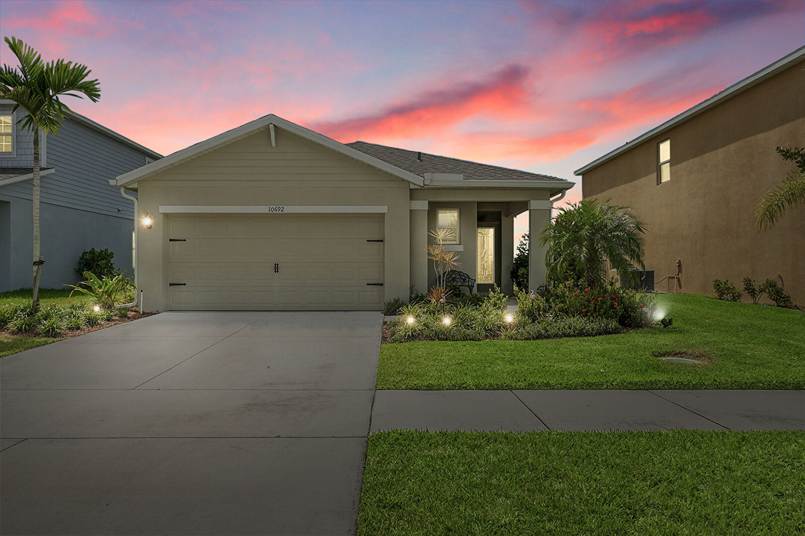 Front at 10692 SW Vasari Way, Port Saint Lucie, FL 34986, listed by Cameron Post