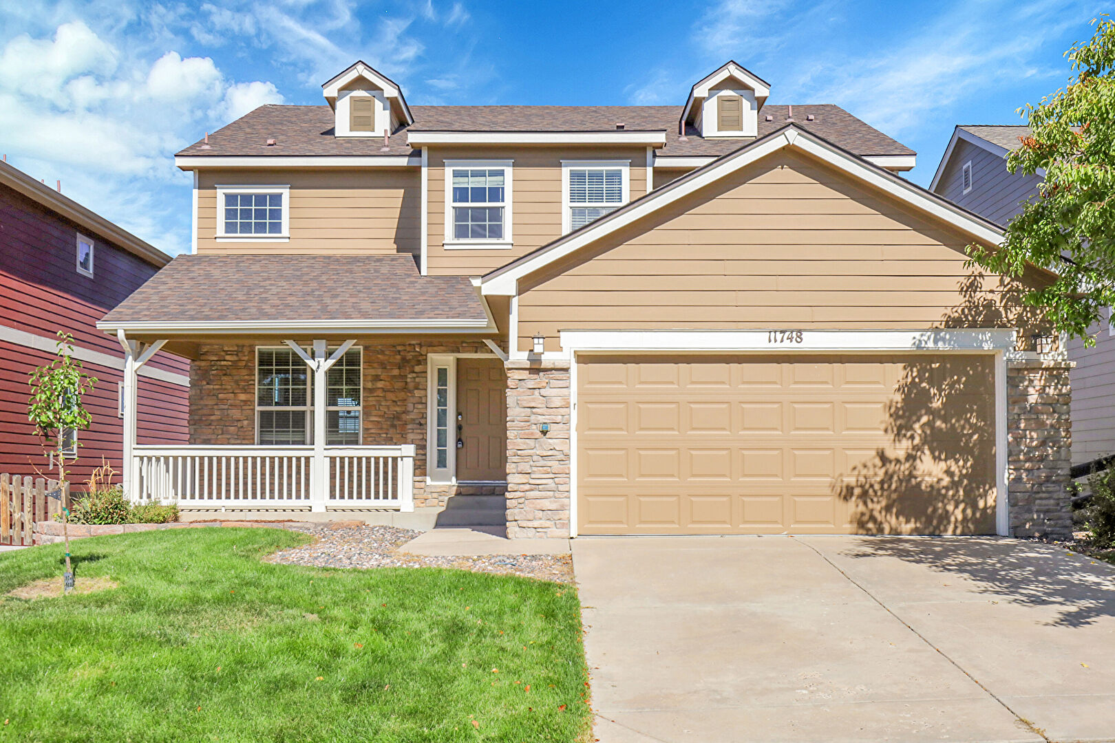 Front at 11748 Mill Valley Street, Parker, CO 80138, listed by Jennifer Premac
