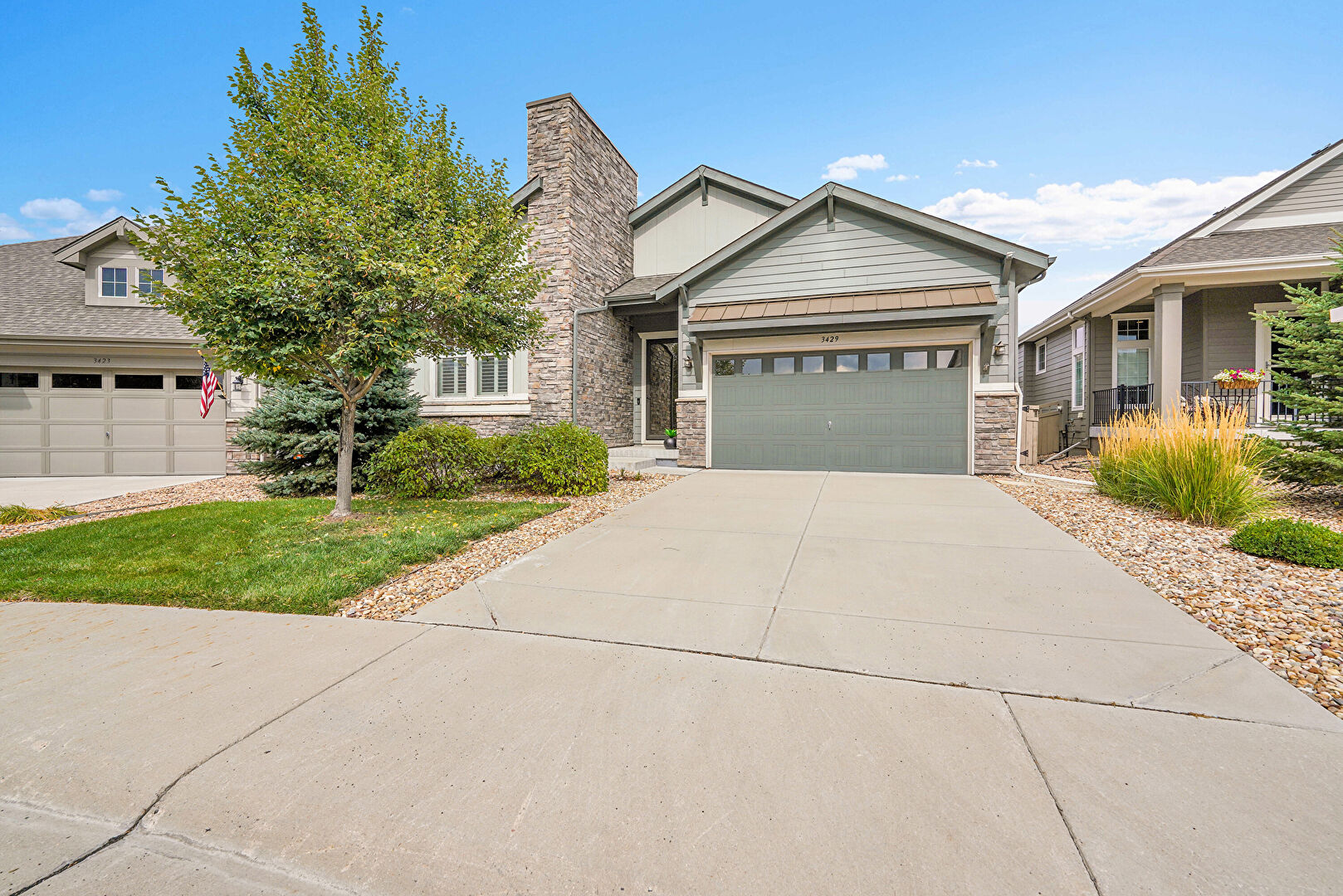 Front at 3429 Goodyear Street, Castle Rock, CO 80109, listed by Nate Biggs
