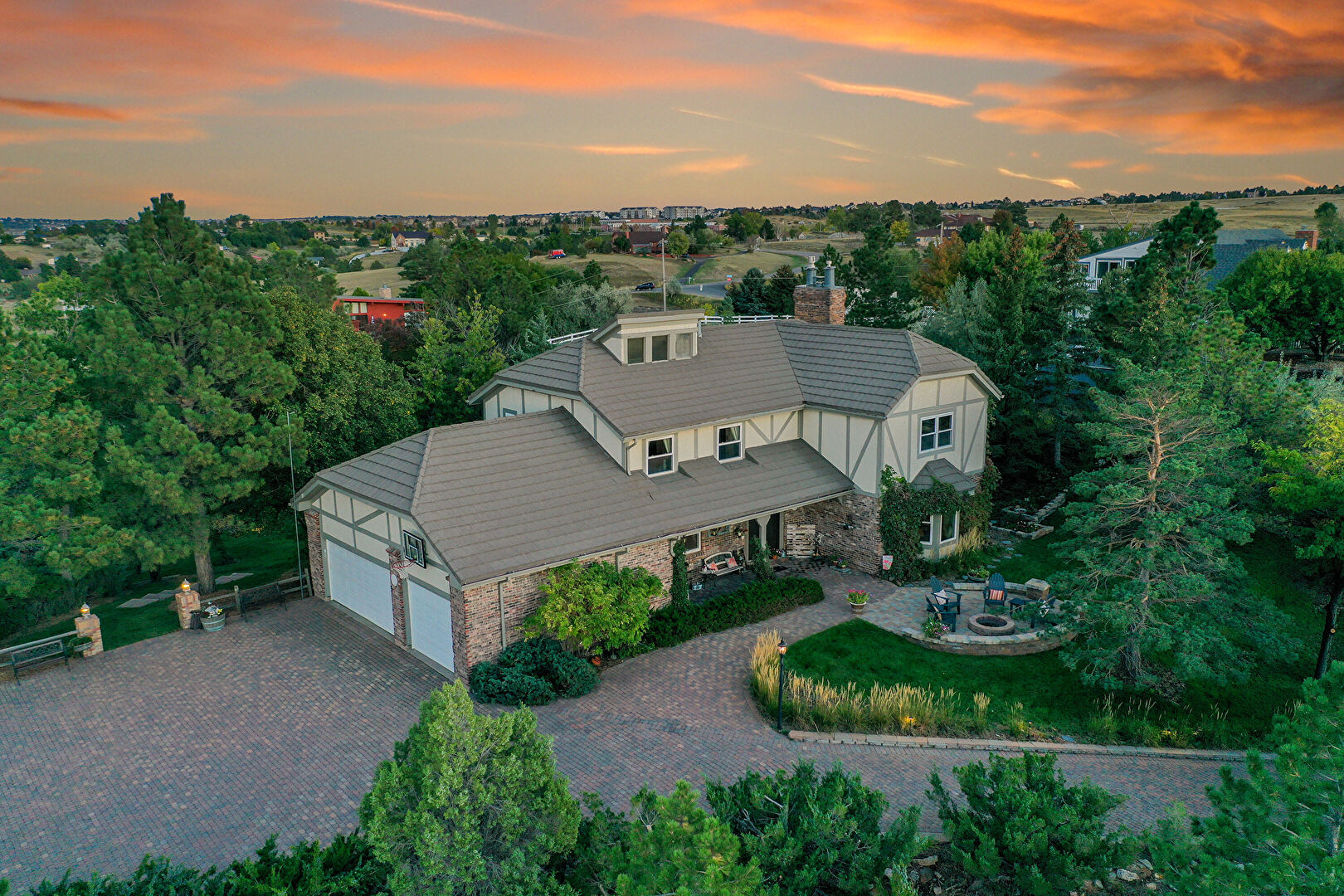 Twilight View at 7266 South Himalaya Way, Centennial, CO 80016, listed by Kyle Macdonald | Broker Associate