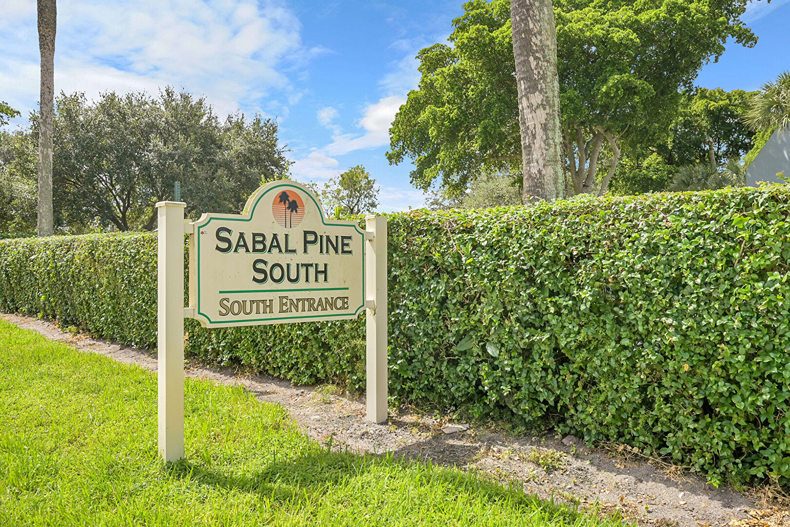 Community Sign at 2900 Southwest 22nd Avenue, 512, Delray Beach, FL 33445, listed by Pamela Caruso