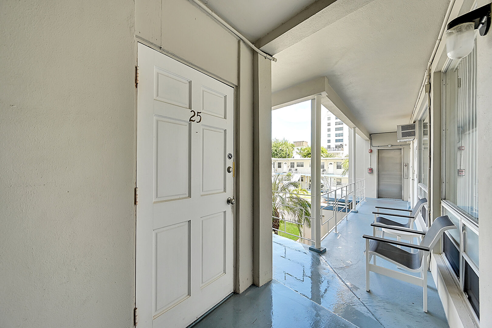 Entry at 741 Bayshore Drive, Unit 25, Fort Lauderdale, FL 33304, listed by Deniz Doolin