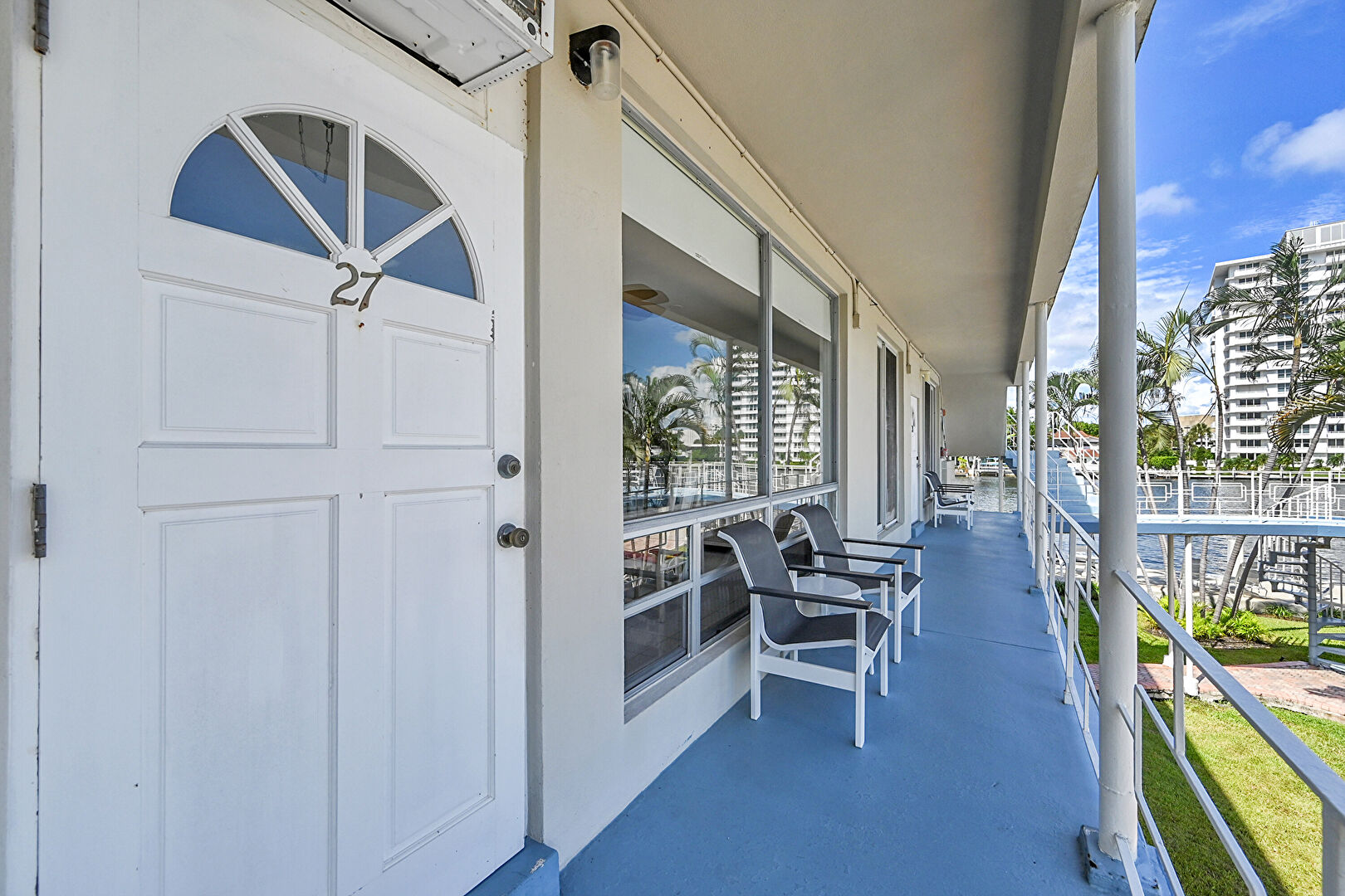 Entry at 741 Bayshore Drive, Unit 27, Fort Lauderdale, FL 33304, listed by Deniz Doolin
