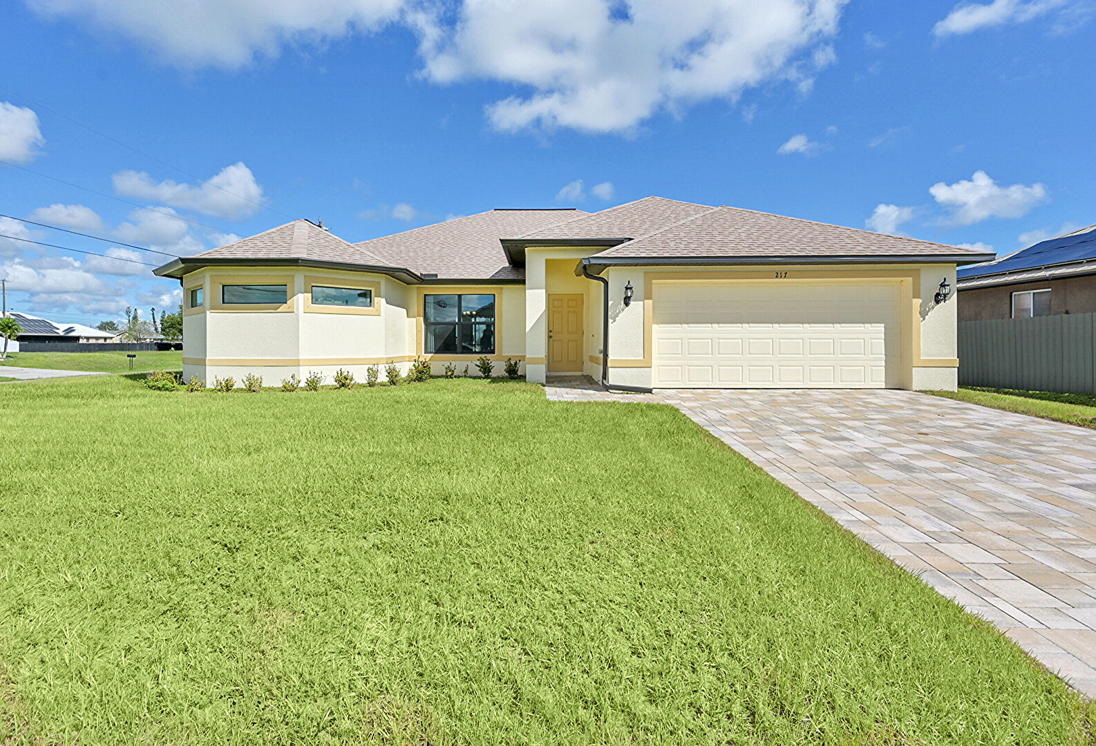 Front at 217 Northeast 20th Terrace, Cape Coral, FL 33909, listed by Sande Ellis
