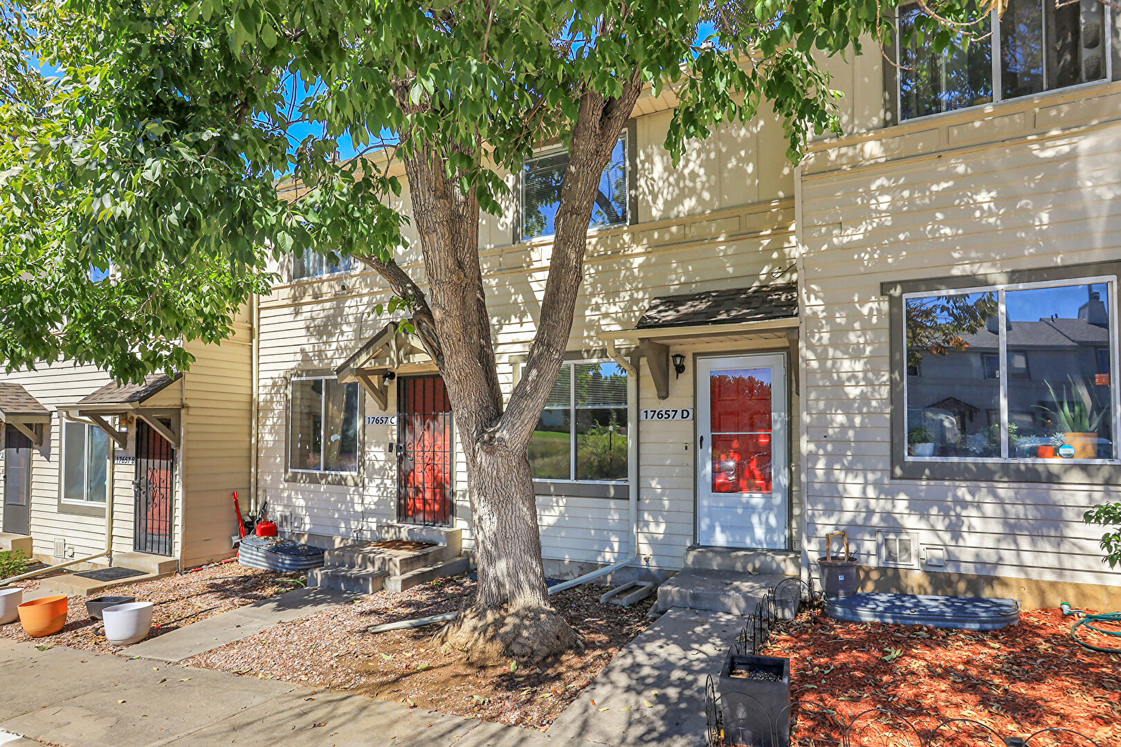Front at 17657 East Loyola Drive, D, Aurora, CO 80013, listed by Nigussie Desta