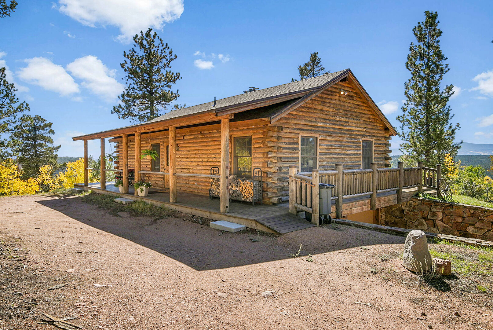 Front at 34367 Highview Drive, Pine, CO 80470, listed by Jodi Dolph