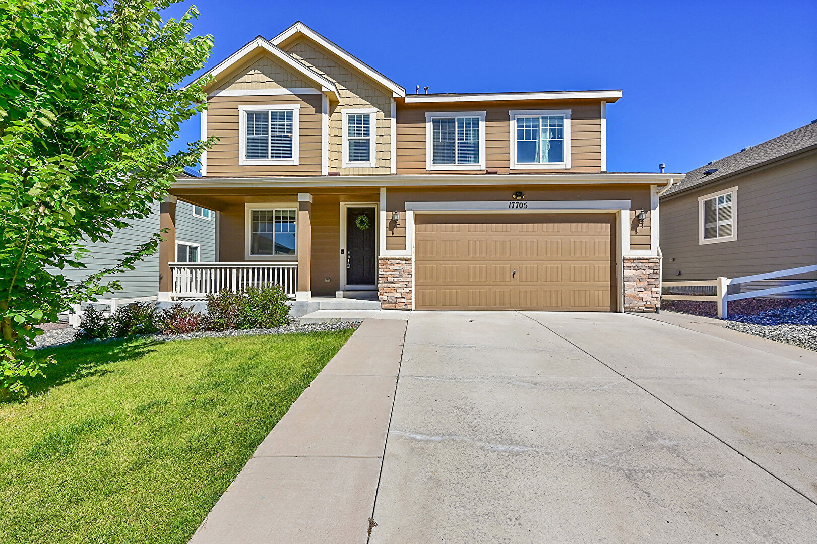Front at 17705 E Emilia dr, Parker, CO 80134, listed by Ava Salazar