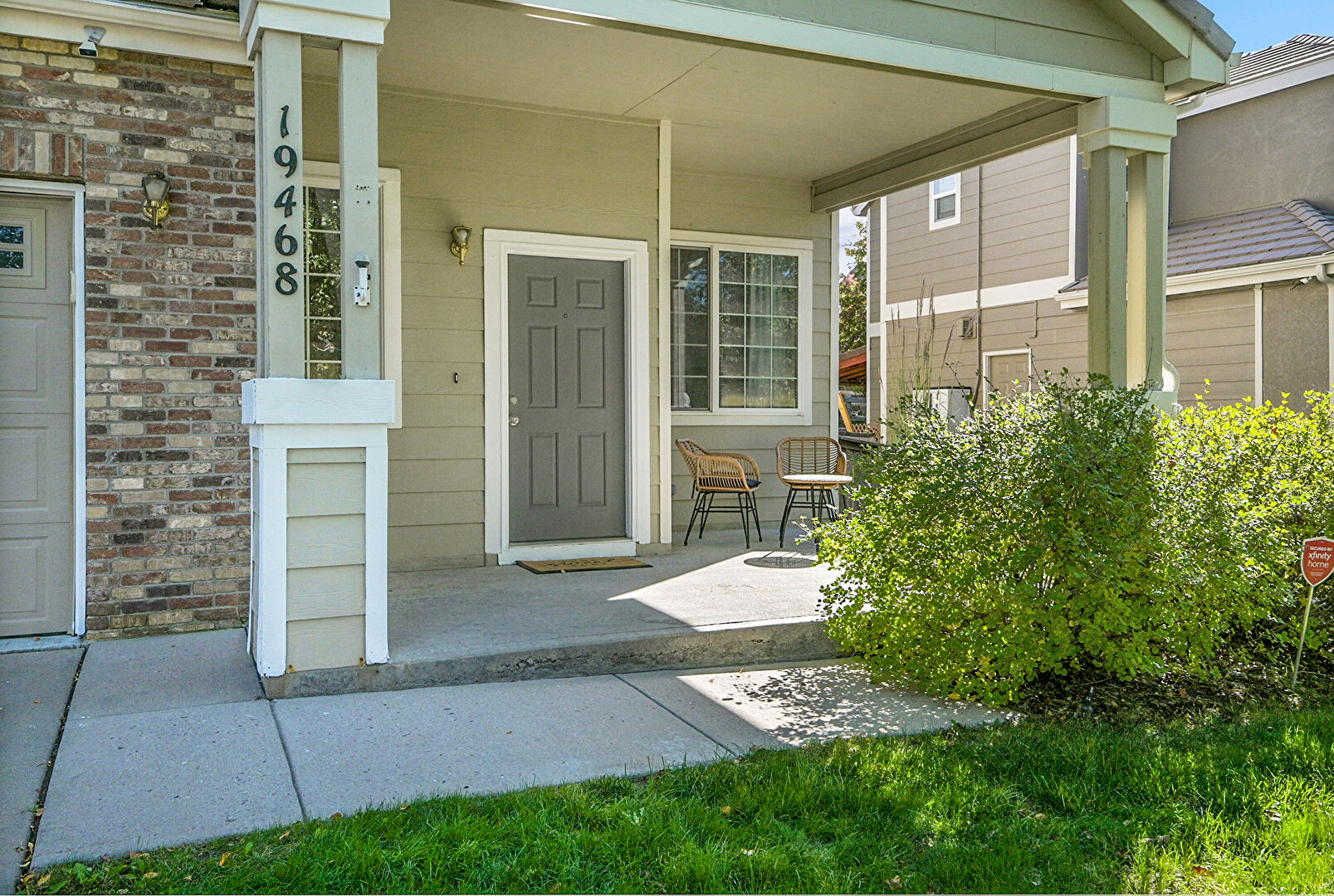 Exterior Entry at 19468 East 59th Avenue, Aurora, CO 80019, listed by David Yirdaw
