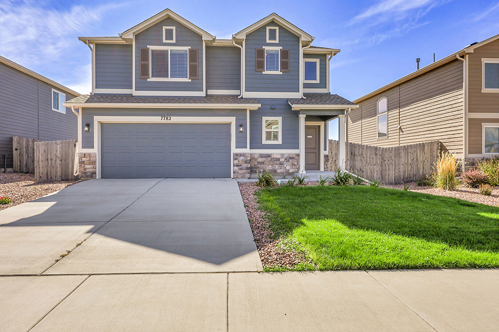 Front at 7782 Berwyn Loop, Falcon, CO 80831, listed by Taylor Haas
