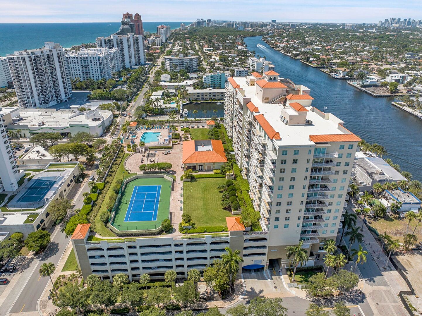 Aerial View at 3020 Northeast 32nd Avenue, 1405, Fort Lauderdale, FL 33308, listed by Gurkiran (Kiran) Singh, MLS ID: R11163814