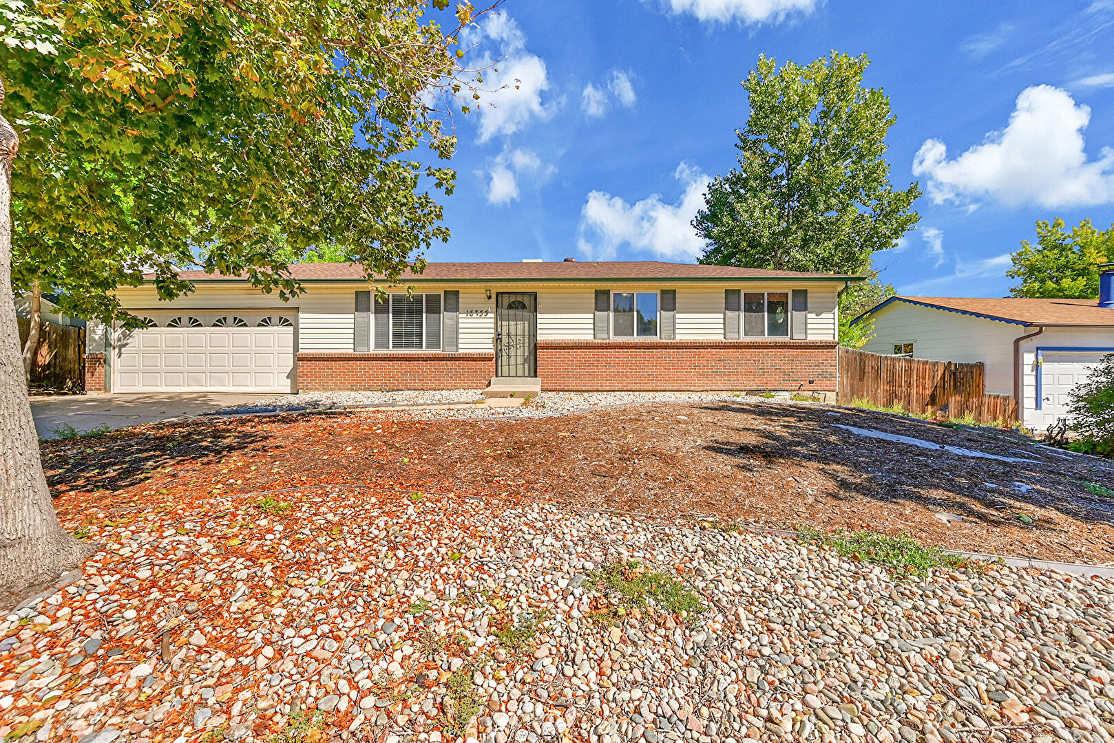 Front at 16355 East Brown Drive, Aurora, CO 80013, listed by Taylor Haas