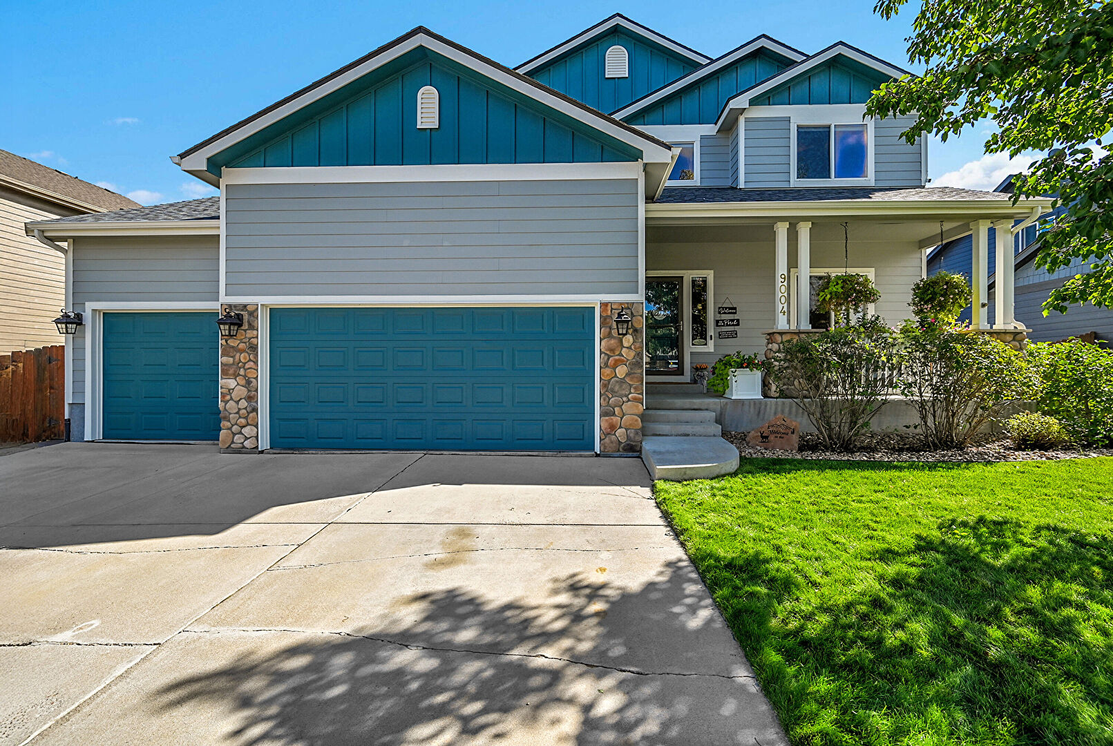 Front at 9004 Harlequin Circle, Longmont, CO 80504, listed by Andrea  Medaugh