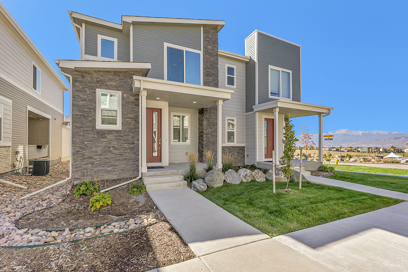 Front at 5062 Baseline View, Colorado Springs, CO 80920, listed by Gina Arms