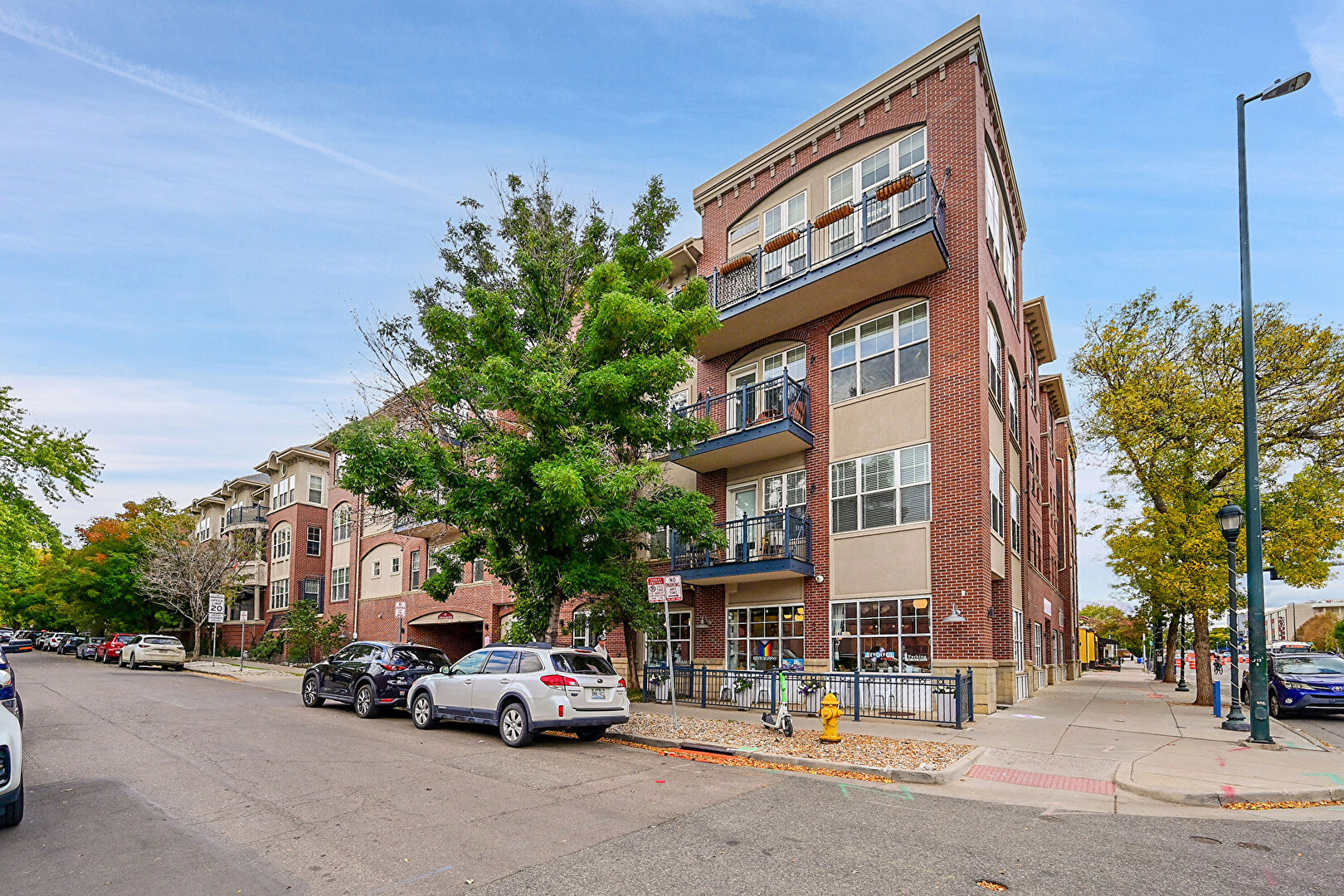 Front at 1489 Steele Street, Denver, CO 80206, listed by Taylor Haas
