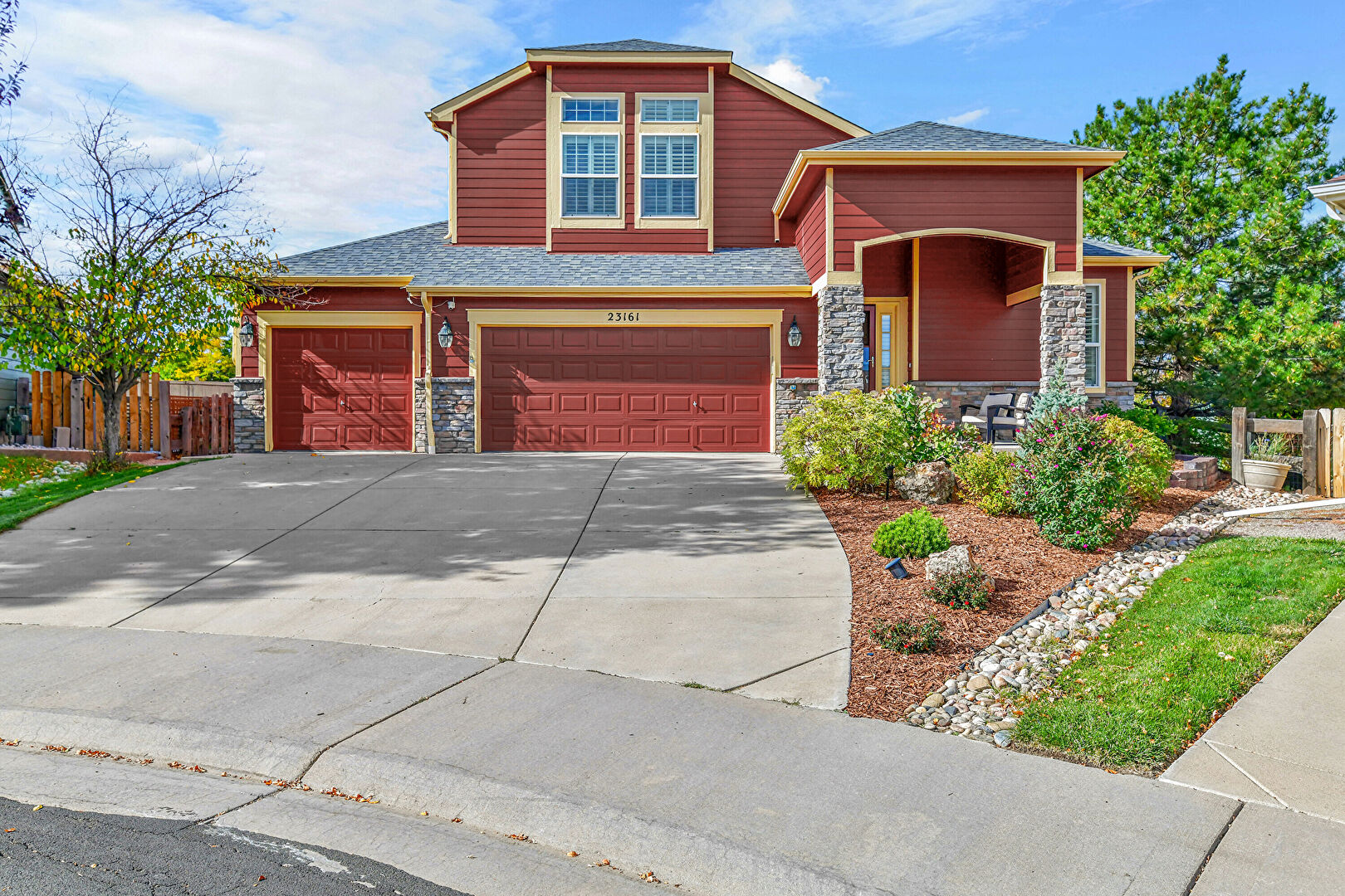 Front at 23161 Timber Spring Place, Parker, CO 80138, listed by Tatyana Sturm