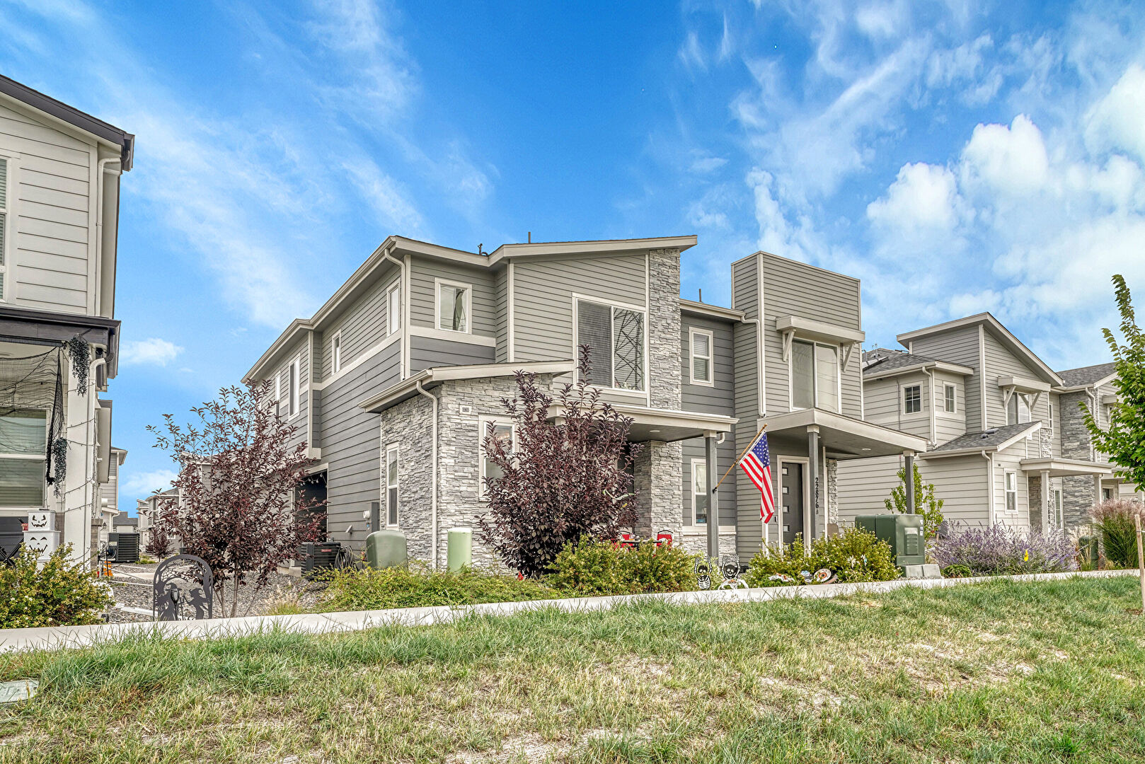 Front at 22876 East Tufts Place, Unit A, Aurora, CO 80015, listed by Kristen White, MLS ID: 9042070