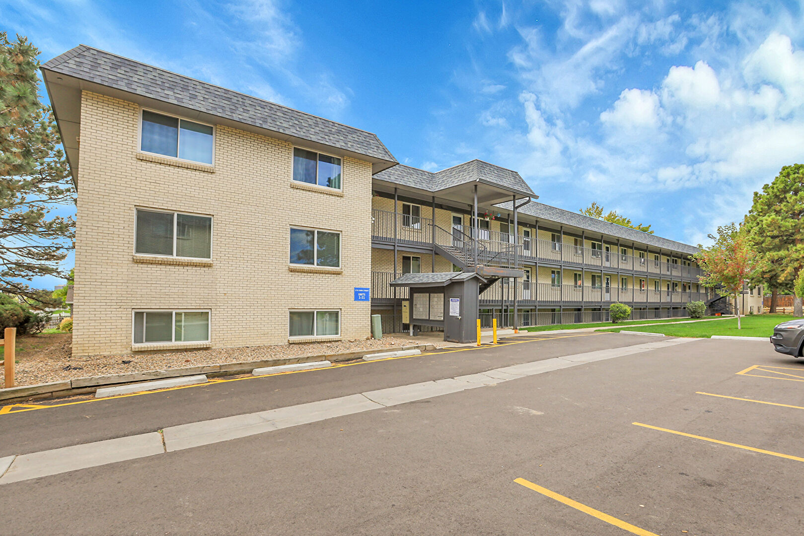 Front at 1723 Robb St, #8, Lakewood, CO 80215, listed by Taylor Haas