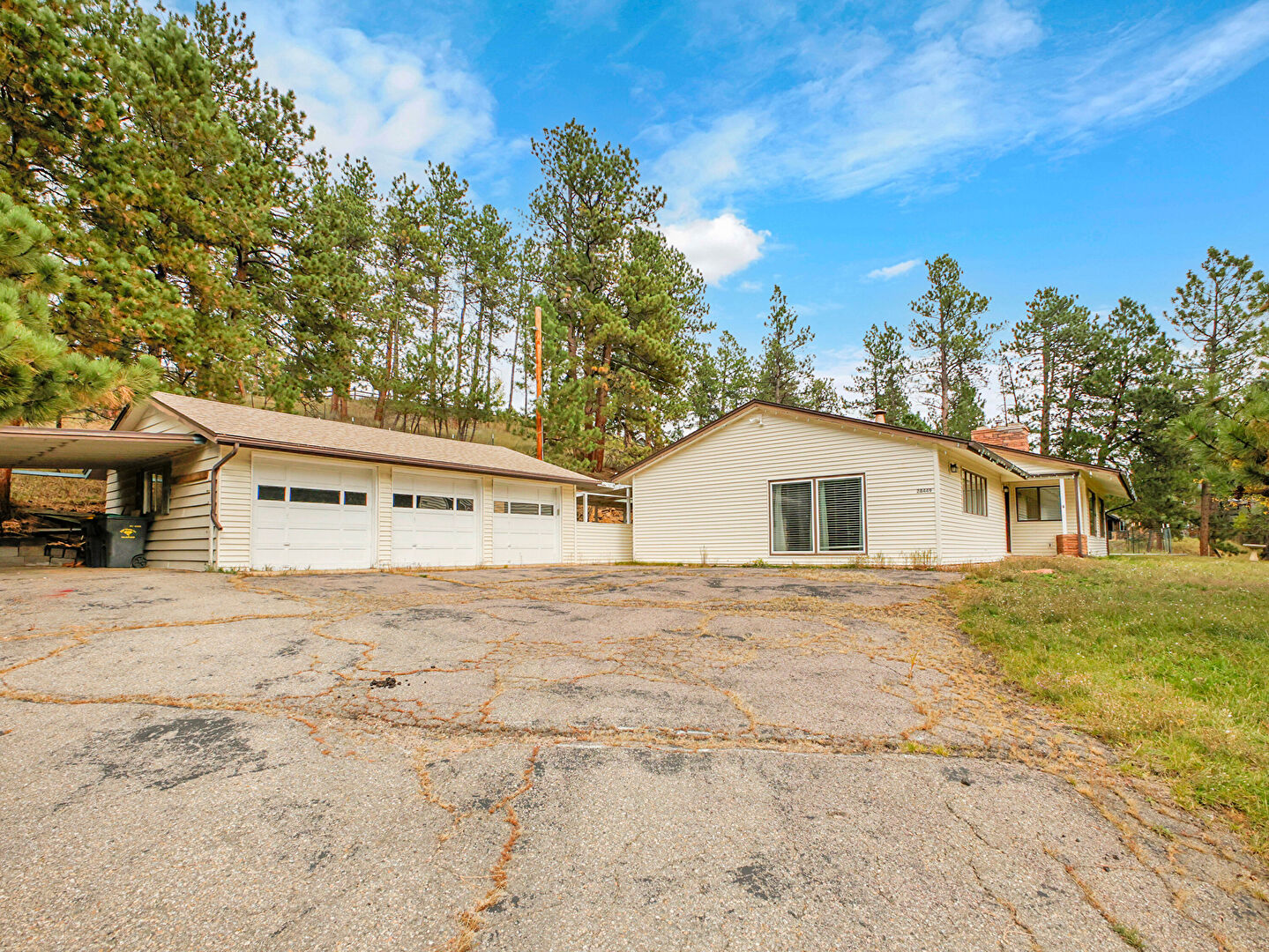 Property Exterior at 28449 Douglas Park Road, Evergreen, CO 80439, listed by Amy Good
