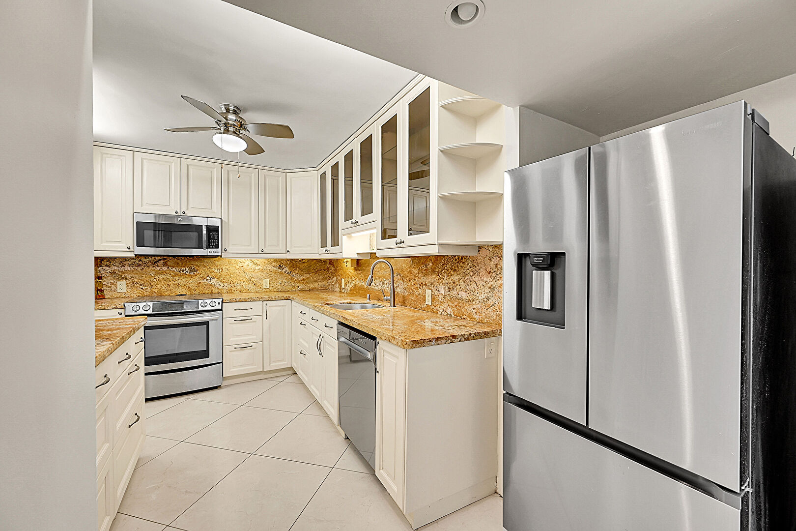 Kitchen at 801 South Ocean Drive, Unit #706, Hollywood, FL 33019, listed by Rachael Osburn