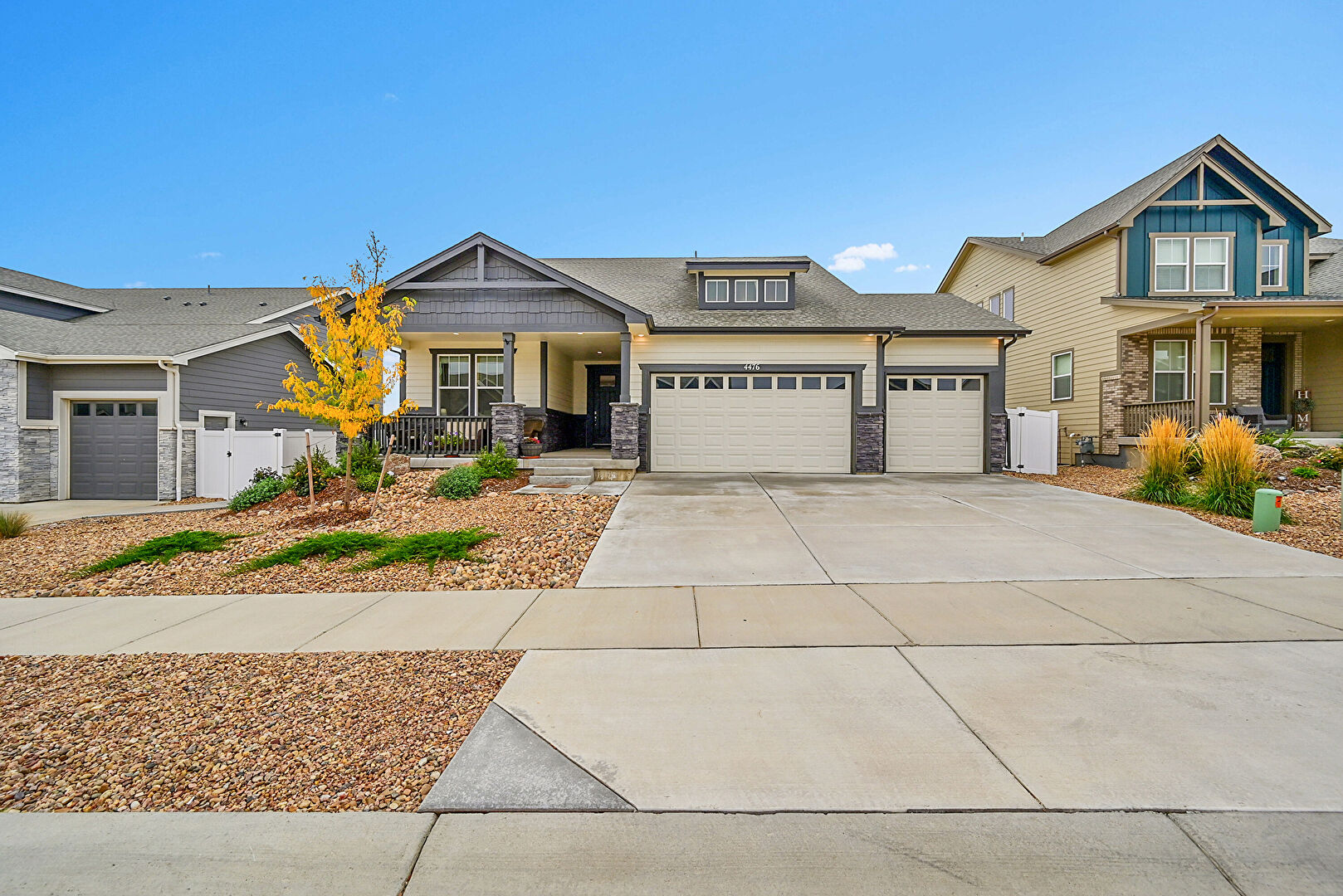 Front at 4476 Scenic Lane, Johnstown, CO 80534, listed by Rondi DuPont