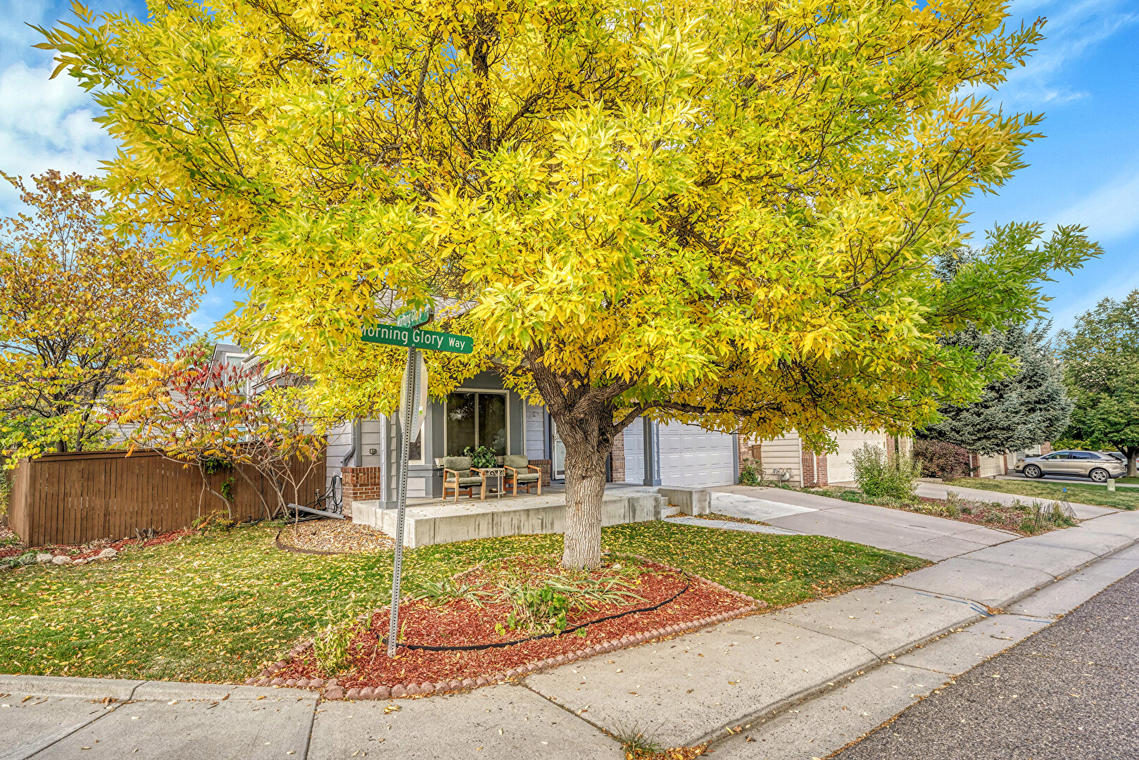 Front at 9495  Morning Glory Way, Highlands Ranch, CO 80130, listed by Jane Pearson