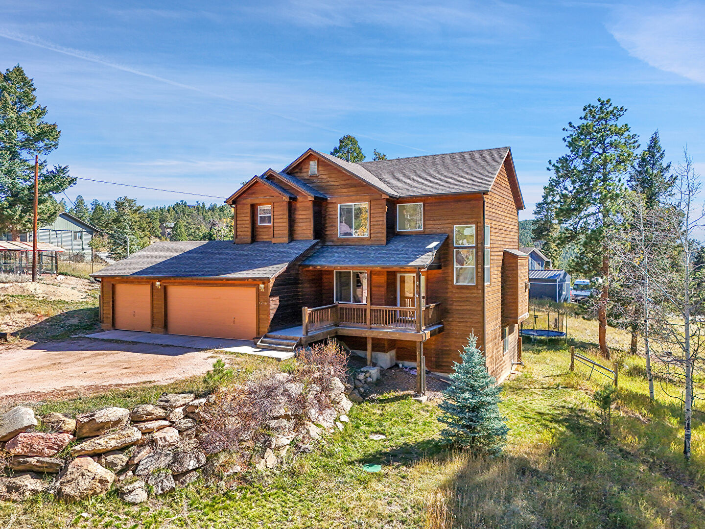 Front at 13586 Wamblee Trail, Conifer, CO 80433, listed by Victoria Merchant, MLS ID: 6425401