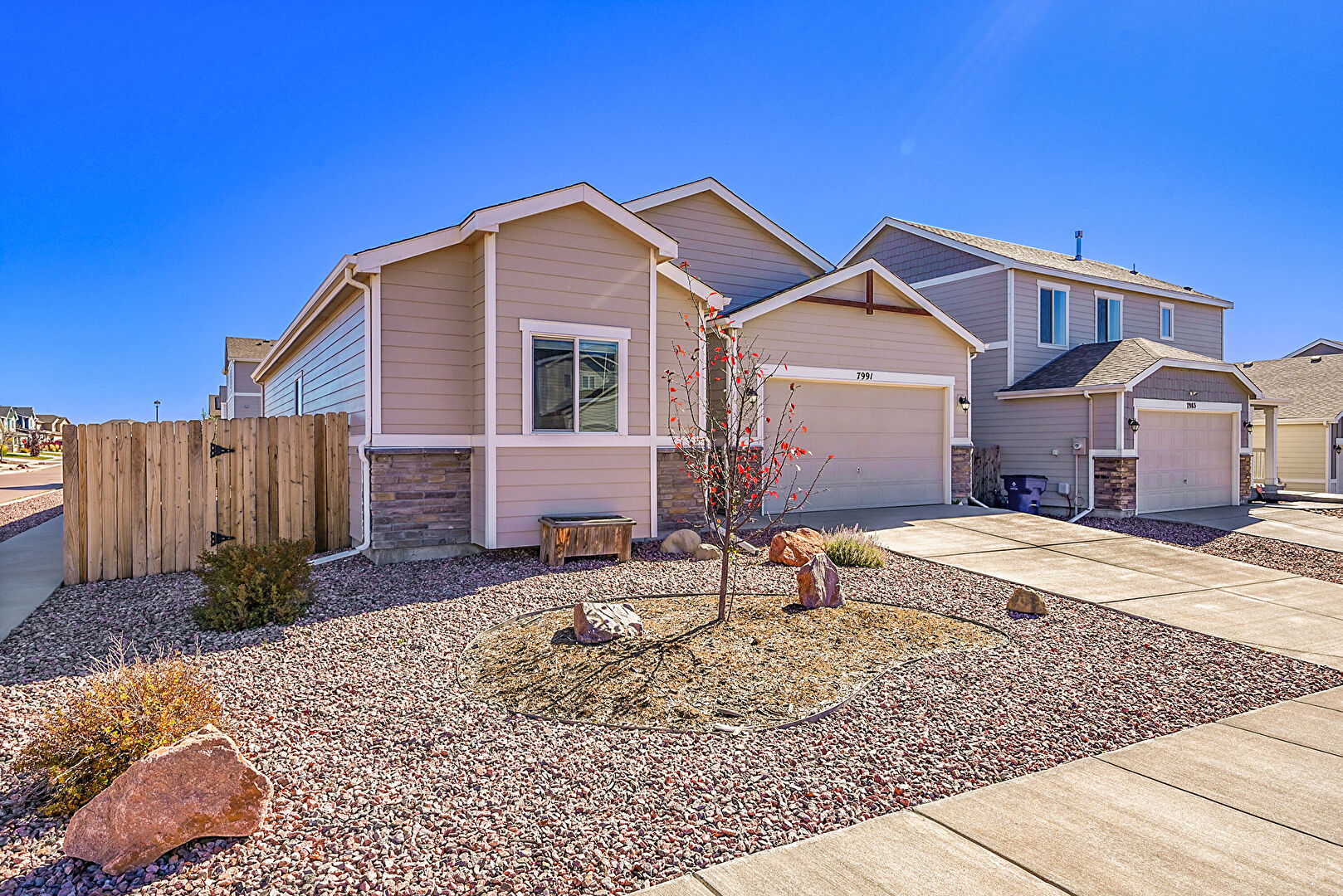 Front at 7991 Martinwood Place, Colorado Springs, CO 80908, listed by Cindy Rein
