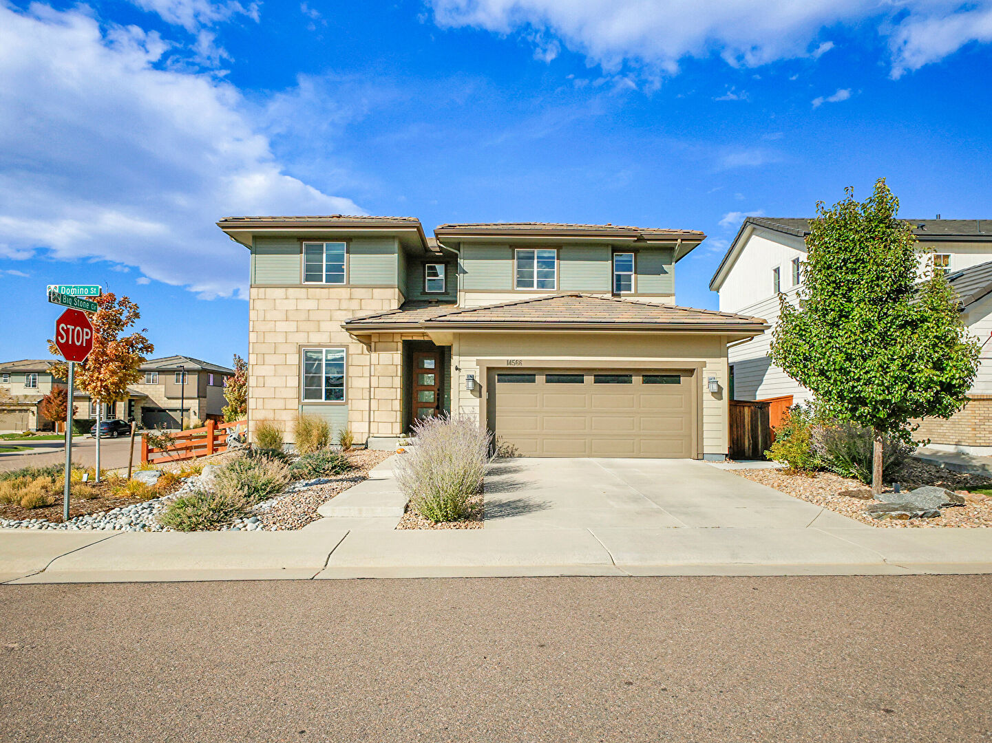 Front at 14566 Domino Street, Parker, CO 80134, listed by Eric Lumsden