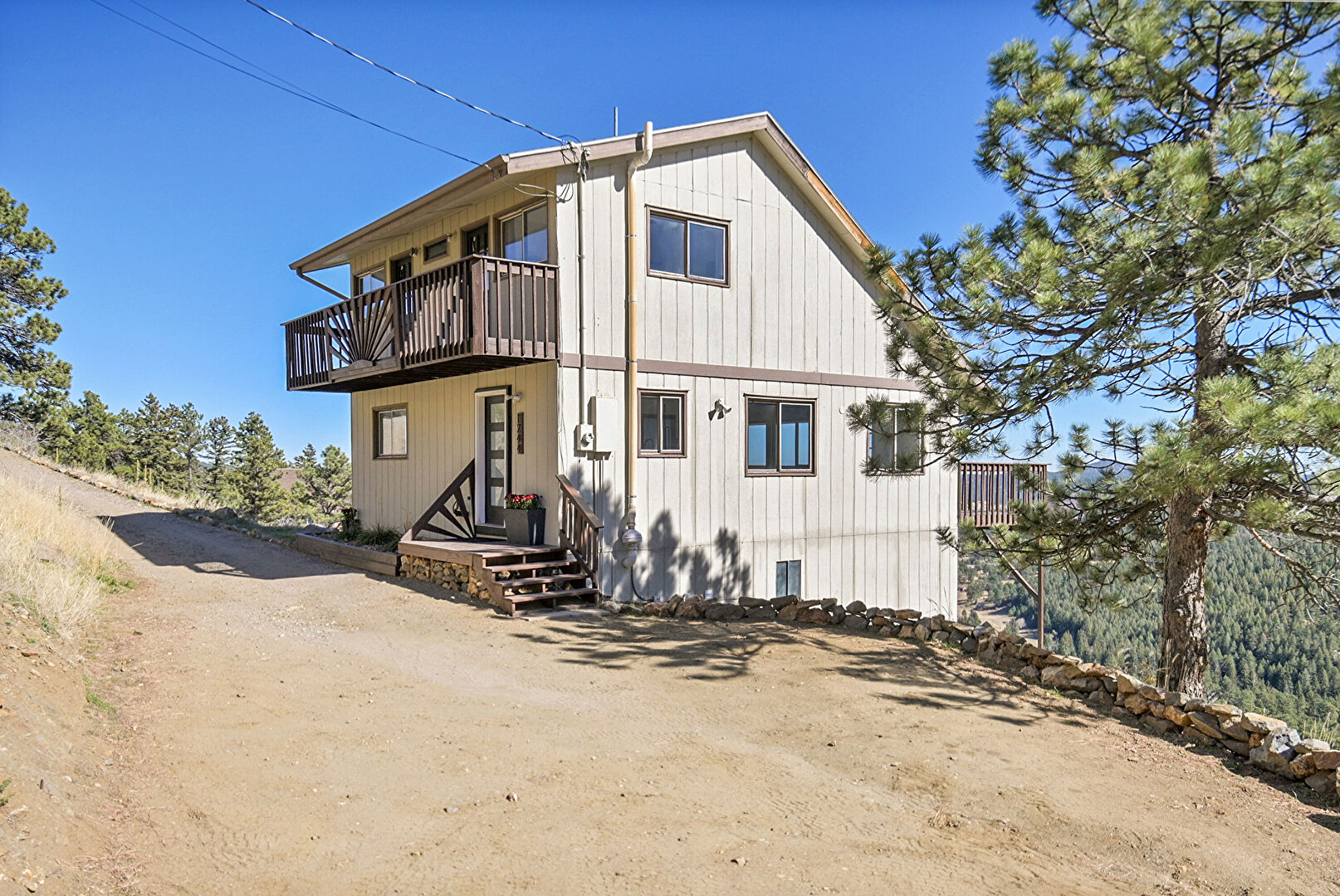 Back at 1244 Hyland Drive, Evergreen, CO 80439, listed by Sandra Bosworth